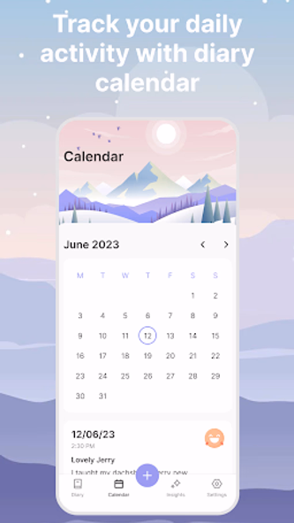 Diary, Daily Journal with Lock Screenshot 4 - AppWisp.com Diary, Daily Journal with Lock Screenshot 4 - AppWisp.com