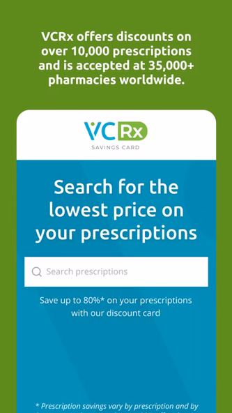 VCRx: Prescription Discounts Screenshot 3 - AppWisp.com VCRx: Prescription Discounts Screenshot 3 - AppWisp.com