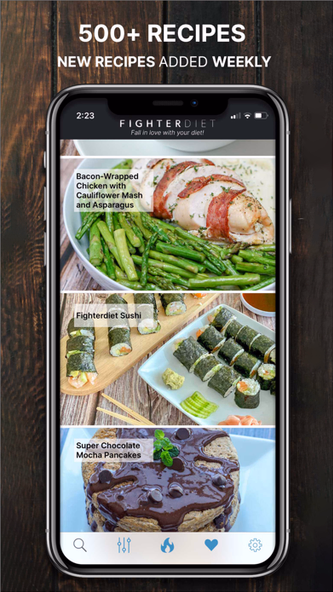Fighterdiet Recipes Screenshot 2 - AppWisp.com Fighterdiet Recipes Screenshot 2 - AppWisp.com