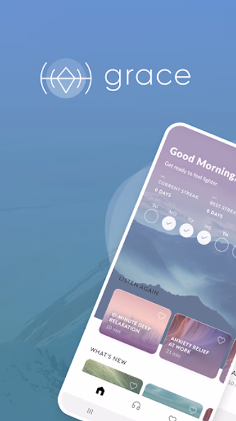 Grace: Hypnosis & Meditation Screenshot 1 - AppWisp.com Grace: Hypnosis & Meditation Screenshot 1 - AppWisp.com
