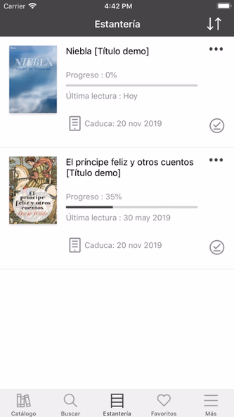 Libros-e Odilo Complutense Screenshot 1 - AppWisp.com Libros-e Odilo Complutense Screenshot 1 - AppWisp.com