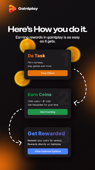 Gaintplay Earn Money & Rewards Screenshot 3 - AppWisp.com Gaintplay Earn Money & Rewards Screenshot 3 - AppWisp.com