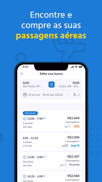SubViagens: Passagens e Hotéis Screenshot 2 - AppWisp.com SubViagens: Passagens e Hotéis Screenshot 2 - AppWisp.com