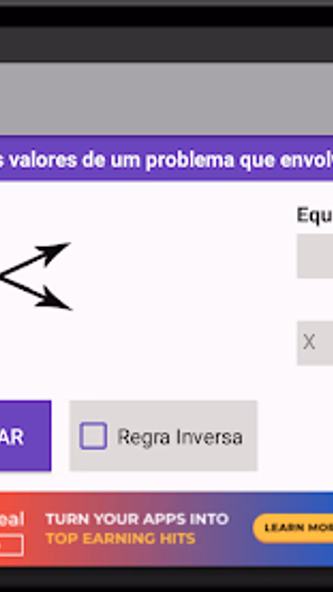 Regra de Três Screenshot 2 - AppWisp.com Regra de Três Screenshot 2 - AppWisp.com