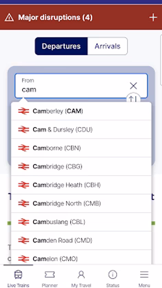 National Rail Screenshot 1 - AppWisp.com National Rail Screenshot 1 - AppWisp.com