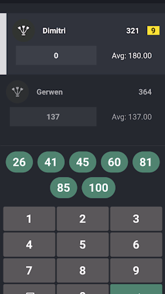 DARTS Scoreboard 2025 Screenshot 2 - AppWisp.com DARTS Scoreboard 2025 Screenshot 2 - AppWisp.com
