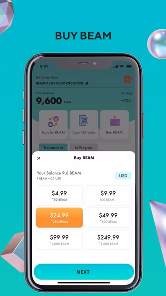 NOIZ Beam Wallet Screenshot 4 - AppWisp.com NOIZ Beam Wallet Screenshot 4 - AppWisp.com