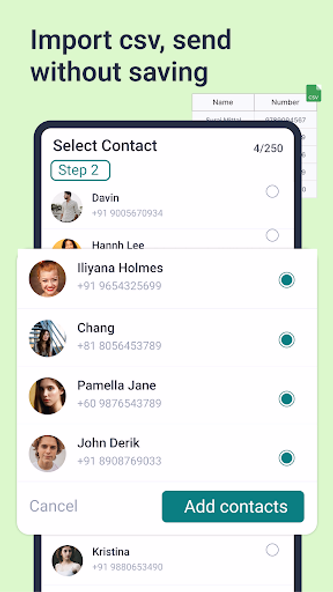 WhatsTool for Bulk WhatsApp Screenshot 3 - AppWisp.com WhatsTool for Bulk WhatsApp Screenshot 3 - AppWisp.com