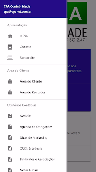 CPA Contabilidade Screenshot 2 - AppWisp.com CPA Contabilidade Screenshot 2 - AppWisp.com