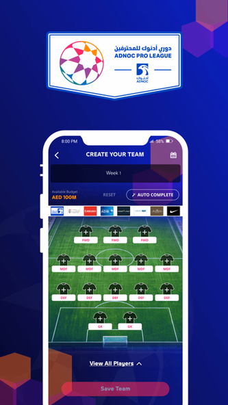 ADNOC PRO LEAGUE Fantasy Screenshot 2 - AppWisp.com ADNOC PRO LEAGUE Fantasy Screenshot 2 - AppWisp.com