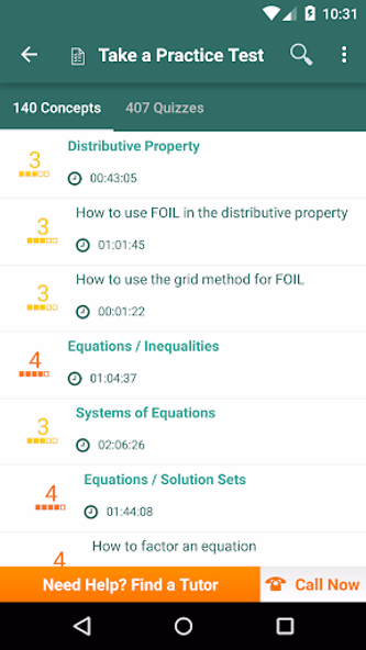 Algebra 1 Practice & Prep Screenshot 2 - AppWisp.com Algebra 1 Practice & Prep Screenshot 2 - AppWisp.com