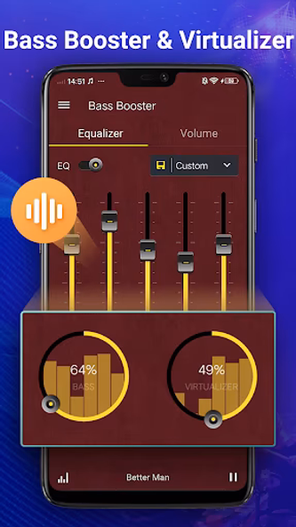 Equalizer Pro—Bass Booster&Vol Screenshot 4 - AppWisp.com Equalizer Pro—Bass Booster&Vol Screenshot 4 - AppWisp.com