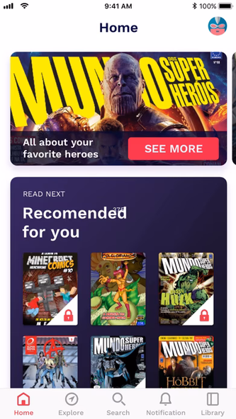 Super Comics Screenshot 2 - AppWisp.com Super Comics Screenshot 2 - AppWisp.com