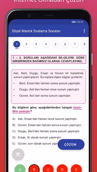 Çöz-Geç - KPSS, YKS, LGS, ALES Screenshot 4 - AppWisp.com Çöz-Geç - KPSS, YKS, LGS, ALES Screenshot 4 - AppWisp.com