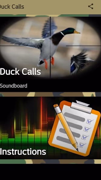 Duck Hunting Calls Screenshot 1 - AppWisp.com Duck Hunting Calls Screenshot 1 - AppWisp.com