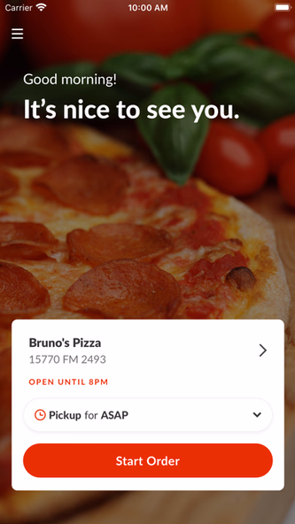 Bruno's Pizza and Pasta Screenshot 2 - AppWisp.com Bruno's Pizza and Pasta Screenshot 2 - AppWisp.com