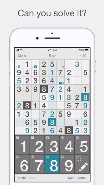 Sudoku ′ Screenshot 1 - AppWisp.com Sudoku ′ Screenshot 1 - AppWisp.com