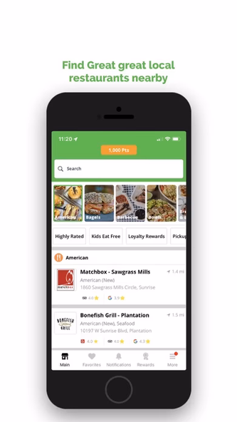 Yyppee - for Diners Screenshot 1 - AppWisp.com Yyppee - for Diners Screenshot 1 - AppWisp.com