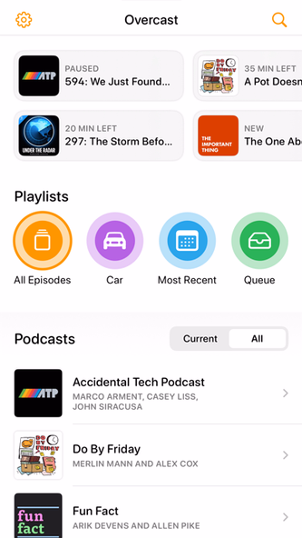 Overcast Screenshot 1 - AppWisp.com Overcast Screenshot 1 - AppWisp.com