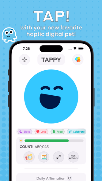 Tappy: Self Care Fidgeter Screenshot 2 - AppWisp.com Tappy: Self Care Fidgeter Screenshot 2 - AppWisp.com