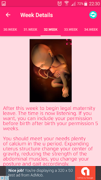 Pregnancy Tracker Screenshot 3 - AppWisp.com Pregnancy Tracker Screenshot 3 - AppWisp.com