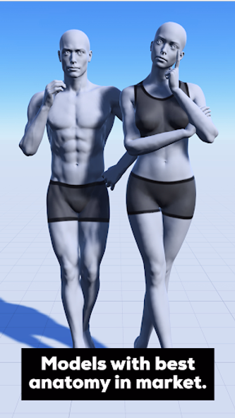Magic Poser - Art Pose Tool Screenshot 2 - AppWisp.com Magic Poser - Art Pose Tool Screenshot 2 - AppWisp.com
