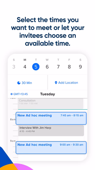 Calendly Mobile Screenshot 4 - AppWisp.com Calendly Mobile Screenshot 4 - AppWisp.com