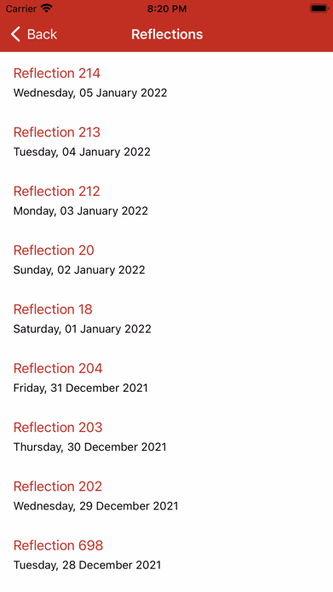 Catholic Daily Readings Screenshot 3 - AppWisp.com Catholic Daily Readings Screenshot 3 - AppWisp.com