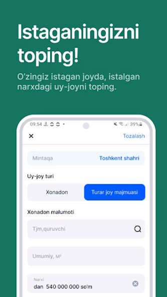 Uysot - Yangi uylar bozori Screenshot 3 - AppWisp.com Uysot - Yangi uylar bozori Screenshot 3 - AppWisp.com