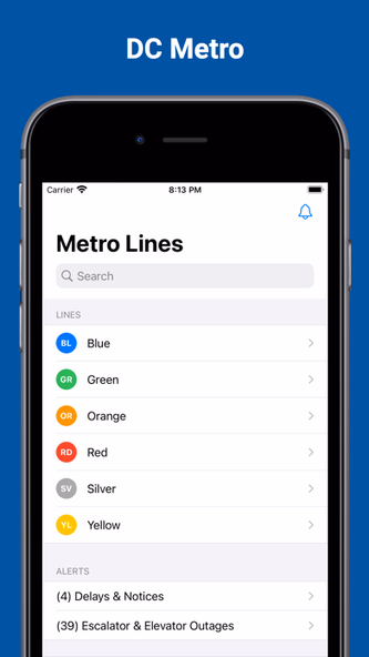 DC Metro & Bus – Schedules Screenshot 2 - AppWisp.com DC Metro & Bus – Schedules Screenshot 2 - AppWisp.com