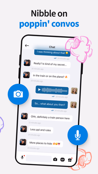 POPCORN: Date, Flirt, Connect Screenshot 4 - AppWisp.com POPCORN: Date, Flirt, Connect Screenshot 4 - AppWisp.com