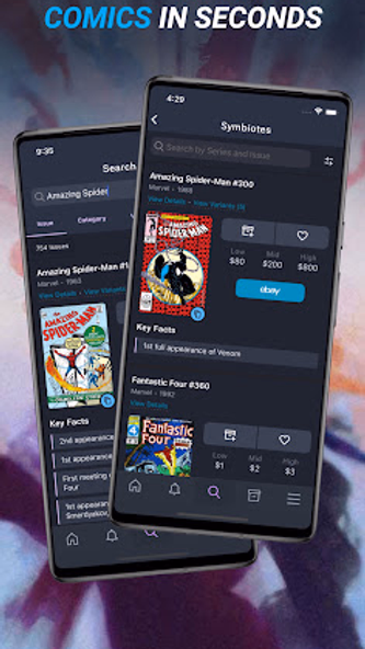 Key Collector Comics Screenshot 1 - AppWisp.com Key Collector Comics Screenshot 1 - AppWisp.com