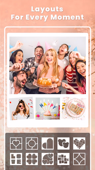 Photo Collage Maker - FunPic Screenshot 1 - AppWisp.com