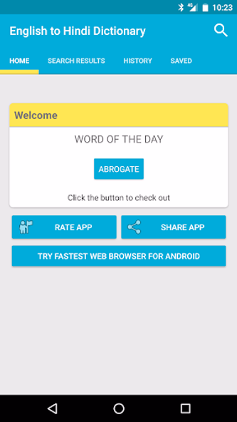 English to Hindi Dictionary Screenshot 1 - AppWisp.com