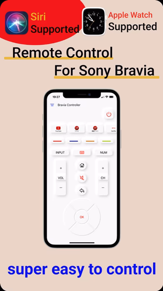 Bravia Controller - Sony TV Screenshot 1 - AppWisp.com Bravia Controller - Sony TV Screenshot 1 - AppWisp.com