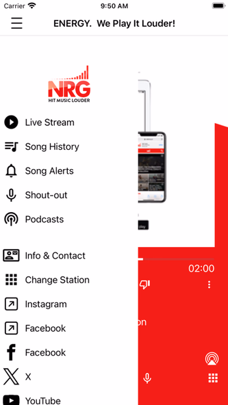 NRG Radio Screenshot 2 - AppWisp.com NRG Radio Screenshot 2 - AppWisp.com