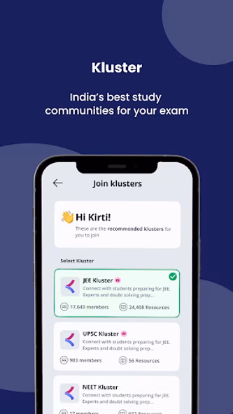 Kluster: Study Communities Screenshot 2 - AppWisp.com Kluster: Study Communities Screenshot 2 - AppWisp.com