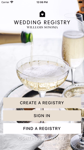 Williams Sonoma Registry Screenshot 2 - AppWisp.com Williams Sonoma Registry Screenshot 2 - AppWisp.com