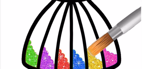 Glitter Dress Coloring Game Header - AppWisp.com Glitter Dress Coloring Game Header - AppWisp.com