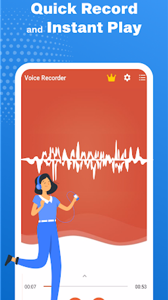 Voice Recorder : Recording App Screenshot 1 - AppWisp.com Voice Recorder : Recording App Screenshot 1 - AppWisp.com