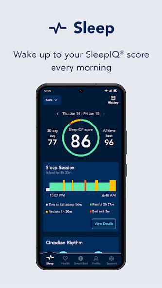 Sleep Number Screenshot 2 - AppWisp.com Sleep Number Screenshot 2 - AppWisp.com