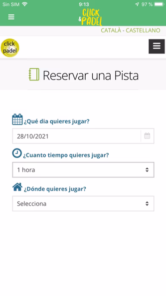 Click & Padel Screenshot 3 - AppWisp.com Click & Padel Screenshot 3 - AppWisp.com