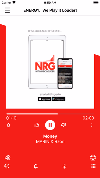 NRG Radio Screenshot 1 - AppWisp.com NRG Radio Screenshot 1 - AppWisp.com