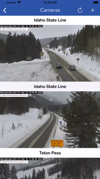 Wyoming Road Conditions Screenshot 2 - AppWisp.com Wyoming Road Conditions Screenshot 2 - AppWisp.com
