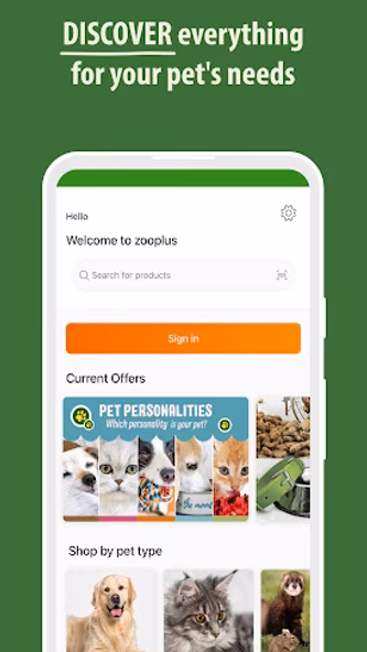 zooplus - online pet shop Screenshot 2 - AppWisp.com zooplus - online pet shop Screenshot 2 - AppWisp.com