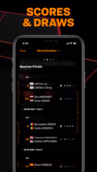 World Table Tennis App Screenshot 4 - AppWisp.com World Table Tennis App Screenshot 4 - AppWisp.com