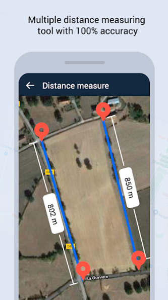 GPS Area Measure On Map Screenshot 1 - AppWisp.com GPS Area Measure On Map Screenshot 1 - AppWisp.com