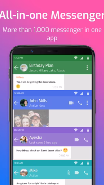 Messenger for Messages Lite Screenshot 1 - AppWisp.com Messenger for Messages Lite Screenshot 1 - AppWisp.com