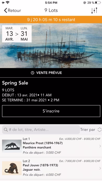 Aubert Jansem Galerie Live Screenshot 2 - AppWisp.com Aubert Jansem Galerie Live Screenshot 2 - AppWisp.com