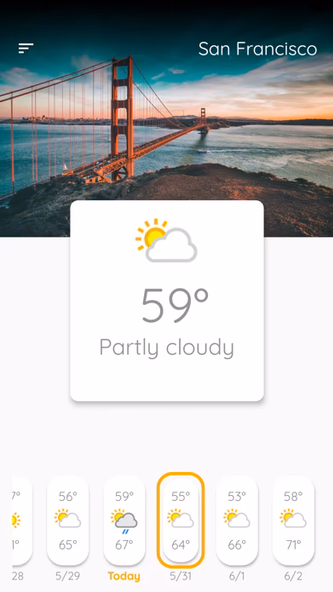 Day Simple - Weather and more Screenshot 1 - AppWisp.com Day Simple - Weather and more Screenshot 1 - AppWisp.com